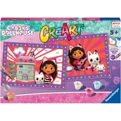 Ravensburger CreArt Junior slikanje po številkah - Gabbys Dollhouse (23715)