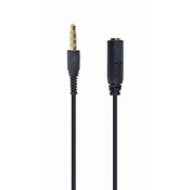 Gembird Avdio / Video kabel - 3,5mm (M) - 3,5mm (F) adapter, 3,5 m, črna (CCA-419)