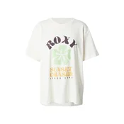 ROXY Majica temno rjava/meta/oranžna/bela