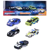 Metalni autići Majorette - Rescue World, 5 komada, 1:64
