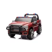 Licencirani auto na akumulator RAM 3500 Police - dvosjed - crveni