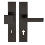 Varnostna oprema TWIN TUKE HTSI DEF (CM), levi ročaj/ročaj, Odprtina za cilindrični vložek PZ, Twin CM (mat črna), 72 mm