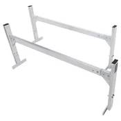 VEVOR Van strešni nosilec za lestev, nastavljiva dolžina 1300x2060 mm, nosilnost 181 kg, aluminij