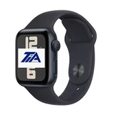 Apple Watch SE 44 mm Midnight Aluminium Case, Midnight Sport Band M/L