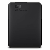 Prenosni trdi disk WD Elements 4 TB črne barve
