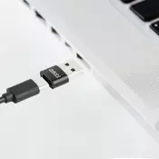 DELIGHT USB 2.0 Type C transformator Crno 3cm 55556BK