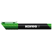 Kores K-MARKER Permanentni marker, okrogla konica, 3 mm, zelen