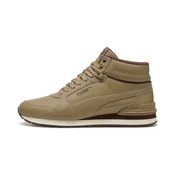 PUMA ST Runner v4 Mid Sneakers Unisex, Shoes, Soft Taupe/Chestnut Brown/Warm White, 47