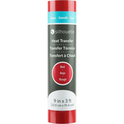Silhouette Smooth Heat Transfer - 22,9 cm x 0,9 m - Red