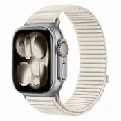 Tech-protect Nylon Loop pašček za Apple Watch 44/45/46/49mm, starlight