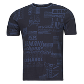 Armani Exchange Majice s kratkimi rokavi 3DZTHW Modra