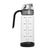 Dispenser bottle with automatic cap, borosilicate glass, 450 ml - Zoku