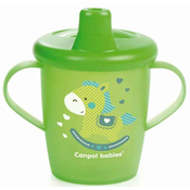 Canpol Babies Toys Non-Spill Cup Green 9m+ skodelica proti razlitju 250 ml za otroke