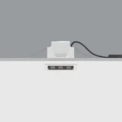 ERCO Compar vgradni širokopotezni zatemnitev bela 12cm 10W 930 - Študija/pisarna - bela (RAL 9002) - Kovina