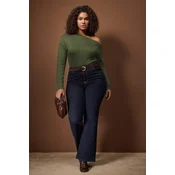 Trendyol Curve Ženska bluza TBBSS24AF00037, Kaki