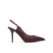 LOVE MOSCHINO Čevlji z visoko peto JA10149G1PIA0552 Bordo rdeča