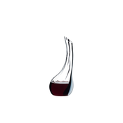 RIEDEL CORNETTO SINGLE FATTO A MANO OPTICAL Dekanter za vino, 1.2L, Crno-belo-crna linija