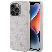 Guess metalna ružicasta tvrda maskica za iPhone 15