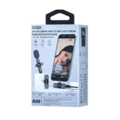 Bežicni mikrofon Lavalier Remax K09 1u1 za mobilni telefon Type-C
