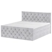 Boxspring Krevet Elio 180/200 cm , srebrna