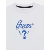 GUESS Majica  modra / bela