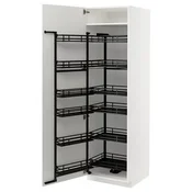 METOD Visoki element s izvlacnim fiokama, bela/Ringhult bela, 60x60x200 cm