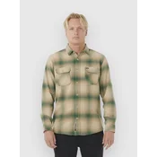 Rip Curl Count Flannel Shirt khaki rock