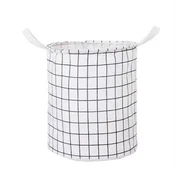 LIVEFY košara za igrače/perilo Cub 35 x 43,5 cm, bel