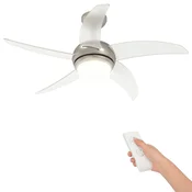Vidaxl Stropni ventilator s svetilko in daljinskim upravljalnikom
