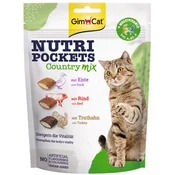 GIMCAT Nutri Pockets Pasja poslastica, Country mix, 150 g