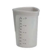 shumee Lurch FlexiForm silikonska merilna skodelica, 1 l, siva