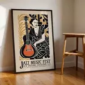 Wallity Dekorativna uramljena slika, 35x45cm, Šarena