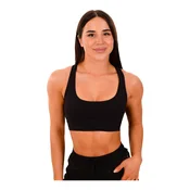 Ženski nedrček GymBeam Mesh Panel Sport Bra black S