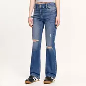 Cropp - Farmerke bootcut - navy