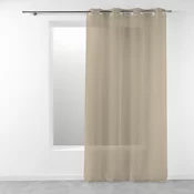 Bež prosojna zavesa 140x280 cm Telma – douceur dintérieur
