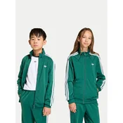 ADIDAS ORIGINALS Jopa na zadrgo Firebird  smaragd / bela