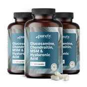 Glukozamin, hondroitin, MSM in hialuronska kislina, 120 kapsul