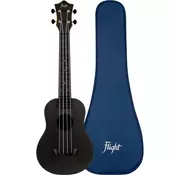 FLIGHT TUC35Bk TRAVEL UKULELE CONCERT ČRNA
