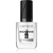 Catrice High Shine Gel Top Coat nadlak za popolno zaščito in intenziven sijaj 10.5 ml