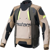 Alpinestars Halo Drystar Jakna Dark Khaki/Sand Yellow Fluo 2XL Tekstilna jakna