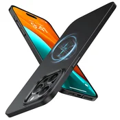Premium maska Torras OriginFit-Mag za iPhone 15 Pro Max - black