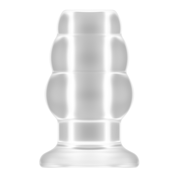Sono No.50 Medium Hollow Tunnel Butt Plug 4 Inch Transparent
