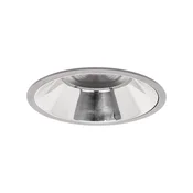 BRUMBERG Apollo Mega, gladek, okrogel, DALI, 3.000 K, srebrn - Študija/pisarna - Sodobni - srebro - Aluminij