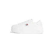 Tommy Jeans Superge Tjw Script Cupsole Flatform EN0EN02961 Bela