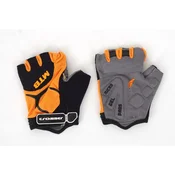 Rukavice CROSSER CG-501 SHORT FINGER black/orange XL