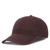 Kapa s šiltom Calvin Klein Emblem Print W Leather Patch Cap LV04F5036G Bordo rdeča