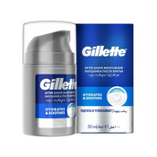 GILLETTE darilni set gel za britje Series Sensitive 200 ml + vlažilni losjon 50 ml
