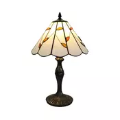 Brilagi - Tiffany vitražna stona lampa FOLIA 1xE27/60W/230V
