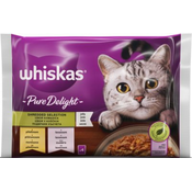 HRANA ZA MACE PURE DELIGHT IZBOR MESA 4X85G WHIS.