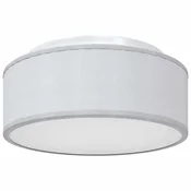 Vidaxl Stropna svetilka s središči Siva 30 x 30 x 13,5 cm blago